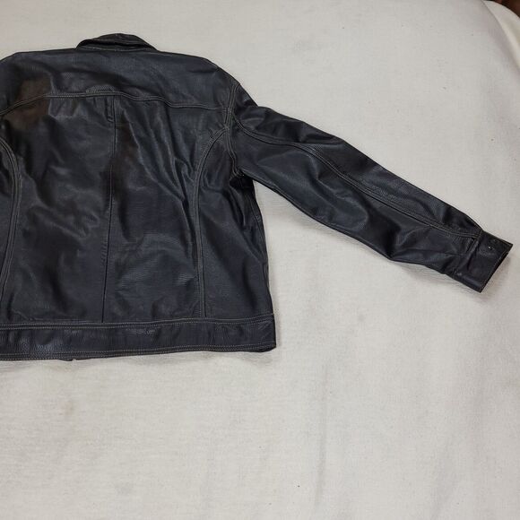 Vintage Wilsons Maxima Jacket Womens Sz Large Black Leather Motorcycle Gorpcore - Picture 16 of 16